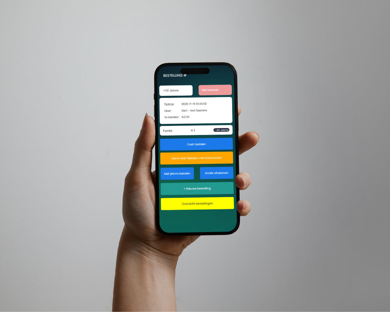 Kantine kassa Kicksite