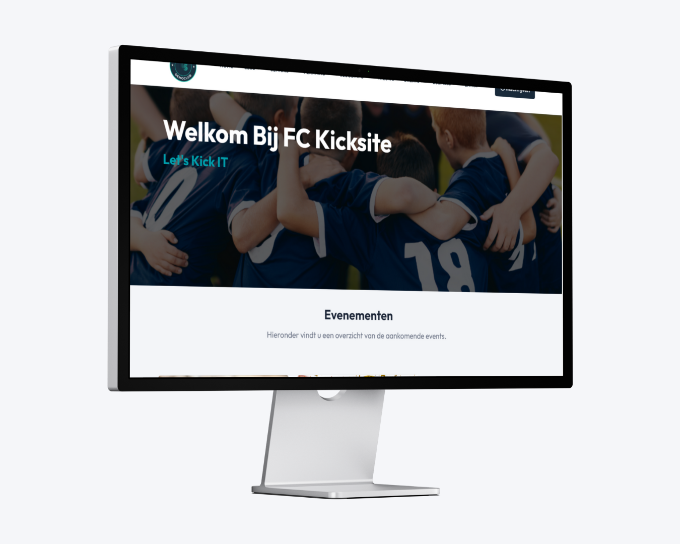 Nieuwe clubwebsite Kicksite